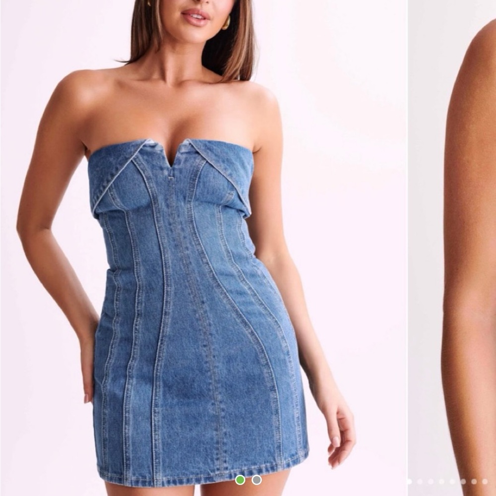 NAT Meshki Denim Dress